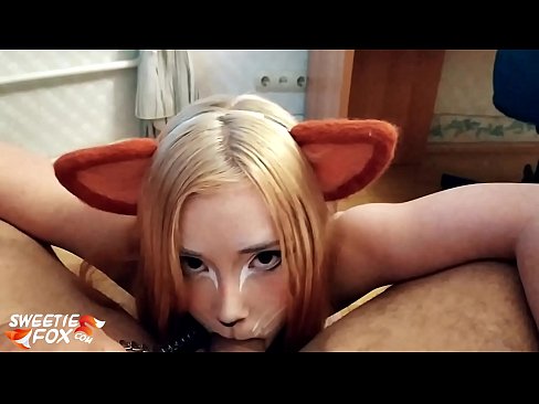 ❤️ Kitsune engole a pila e o esperma na boca ❤❌ Porno real em nós ❤